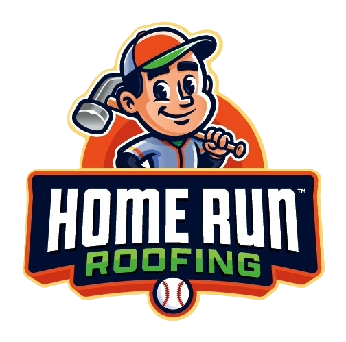 The primary logo for the company Home Run Roofing